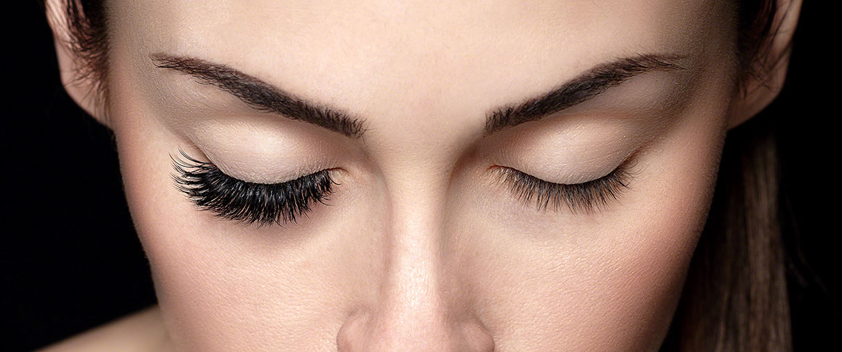 Wimpernverlängerung Volumentechnik