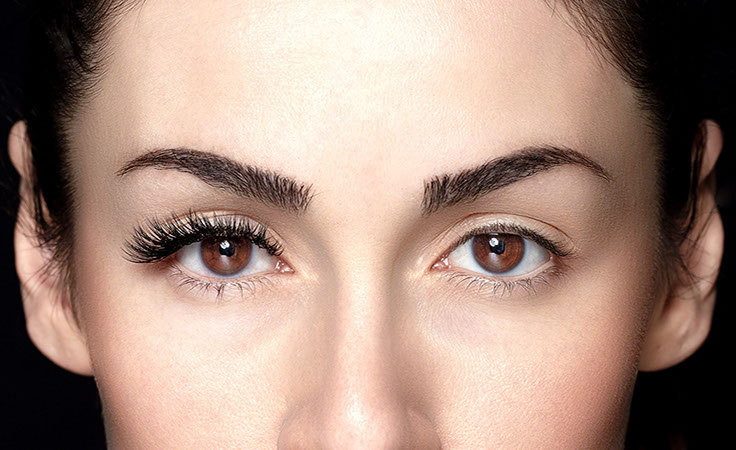 Wimpernverlängerung Einzelwimperntechnik