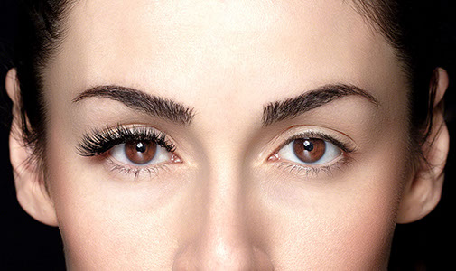 Wimpernverlängerung Einzelwimperntechnik